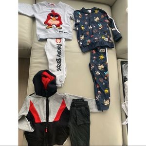Toddler boy 3 H&M sweatsuit bundle SZ 4T GREAT CONDITION
